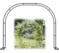 Extra Large Garden Arch 300/350 cm - Wedding Arbor, Rose Support for Climbing Plants, Pergola for Outdoor Decor, Sturdy Metal Garden Trellis, Perfect for Events