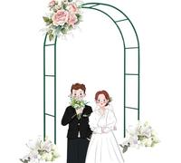 Extra Large Garden Arch 300/350 cm, Wedding Arch for Climbing Plants, Rose Trellis, Heavy-Duty Pergola, Outdoor Decoration, Durable Garden Structure