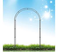 Extra Large Garden Arch 300/350 cm - Wedding Arch Support for Climbing Plants, Rose Trellis, Durable Pergola for Outdoor Decor, Garden Arbor for Events