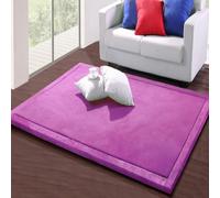 Extra Large Non-Slip Coral Velvet Rug, Ideal for Bedroom, Office, Or Crawling Mat