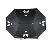 Extra Large Parapluie Partenaire Noir Avec Blanc Vögelchen. Housse pour 2 Gens