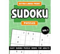 Extra Large Print Sudoku Puzzles - Volume 1: Easy Sudoku Puzzle Books for Adults