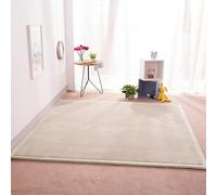 Extra Large Washable Coral Velvet Rug with Non-Slip Bottom - Ideal for Bedroom, Office, and Crawling Mat