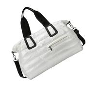 Extra Large Water Resistant Athletic Bag Glossy Surfaces Design Gym Bags for Sports Enthusiasts and Frequent Travelers Sports Duffle Bag with High Shine Finish