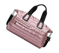 Extra Large Water Resistant Athletic Bag Glossy Surfaces Design Gym Bags for Sports Enthusiasts and Frequent Travelers Sports Duffle Bag with High Shine Finish