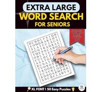 Extra Large Word Search for Seniors: 50 Extra Large Print Word Search Puzzles with Fun Facts & Coloring Pages | Easy Brain Games for Seniors & Older Adults