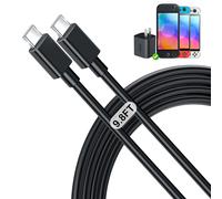Extra Long 3m Charging Cable For Nintendo Switch 2 Official Ac Adapter-60w Fast Charger,Durable Usb-C Replacement Cable Accessories For Switch 2 Charger,Switch 2 Dock