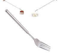 Extra Long Fork Prank,2025 New Extra Long Forks Prank,Stainless Steel Expandable Handle Cutlery Tableware for During Various Festival Gatherings (Fork)