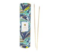 Extra-Long Matches in Beautiful Tube Shaped Gift Box, Adorned with a Stylish Blue Marbled Design, Light Your Candles in Style, Ideal to Use at at Any Time of The Year - 50 Pack
