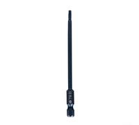 Extra long, pour jeu d'embouts Torx de 100 mm, ensemble d'embouts de tournevis T7-T40, alliage d'acier nominal avec tige hexagonale de /4", pour perceuse électrique, tournevis étoile antidérapant