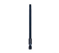 Extra long, pour jeu d'embouts Torx de 100 mm, ensemble d'embouts de tournevis T7-T40, alliage d'acier nominal avec tige hexagonale de /4", pour perceuse électrique, tournevis étoile antidérapant