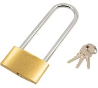 Extra Long Shackle Padlock 120mm Long 3 Keys Safe Garage Gate Garden Shed Bike Locks Closet Locks Outdoor Heavy Duty Shed Lock