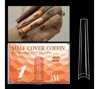 Extra Longs 5XL Clair Ongles Conseils Pour Acrylique Professionnel 180 Pièces Couvertures Complètes Styles Français Manucure Art Artistique Brésilien Ongles Design