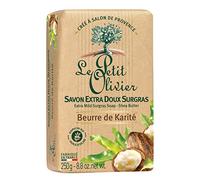 Extra Mild Surgras Soap - Shea Butter by Le Petit Olivier for Men - 8.8 oz Soap