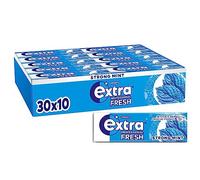 EXTRA Professional Fresh Strong Mint Lot de 30 x 10 dragées sans Sucre pour Une haleine fraîche