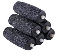 Extra Rugueux Rouleaux de Remplacement pour Scholl Velvet Smooth Express Pedi Râpe Electrique Rouleaux,Lot de 6