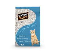 Extra Select Litière pour Chat Premium Hygiene - Silicate de Calcium - Anti-agglomérant - Contrôle des odeurs - 20 l