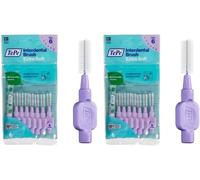 Extra Soft Interdental Brushes-Gentle Cleaning Of Interdental Spaces-1 X 8 Brushes-Diameter 1.1 Mm-Purple (Pack Of 2)