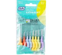 Extra Soft Interdental Brushes-Gentle Cleaning Of Interdental Spaces-2 X 8 Brushes Of Various Diameters-One Colour Per Diameter