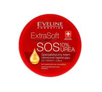 Eveline Cosmetics Crème Hydratante Au Beurre De Karité SOS Visage Et Corps | 175 ml | 10% URÉE | Deep Hydro Boost Et Régénération | Hydratation Longue Durée | Baume Raffermissant Et Apaisant