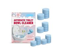 Extra Strong Toilet Cleaner, Drain Cleaner Foam, Toilet Cleaning Tablets, Effective Toilet Descaler, Fragrance Cream Shine and Freshness (Livré dans un pack de 12.)