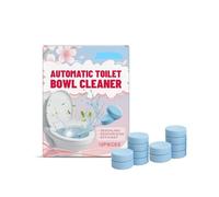 Extra Strong Toilet Cleaner, Drain Cleaner Foam, Toilet Cleaning Tablets, Effective Toilet Descaler, Fragrance Cream Shine and Freshness (Livré dans un pack de 12.)