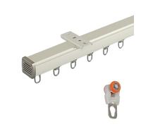 Extra Thick Curtain Track Silent Ceiling Curtain Track Room Divider - Sliding Curtain Rod For Villa/High Window/High Weight Curtain(A-2,280cm(2 * 140cm))