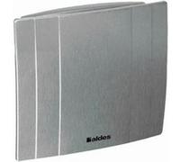 Ventilateur-extracteur de salle de bains ou cuisine Aldes 125mm avec programmateur Aluminium 230V