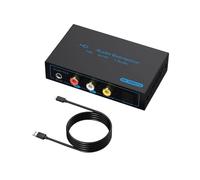 Extracteur Audio 8K 60 Hz, Convertisseur Vers AUX Optique/Coaxial 4K 120 Hz Compatible 4K, Compatible HDCP, DTS 5.1 et EDID