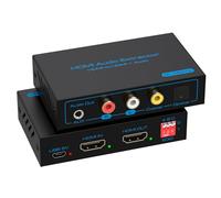 Extracteur audio HDMI 8K 60Hz 4K 120Hz HDMI vers convertisseur auxiliaire coaxial optique prend en charge HDCP Digital DTS 5.1 EDID Management PCM 2.0 pour Fire TV PS4 PS5 Xbox