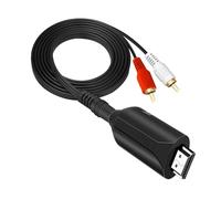 Extracteur audio HDMI ARC 1,5 m, 192 kHz ARC Audio Extracteur DAC, convertisseur audio numérique vers analogique, de HDTV HDMI ARC à L/R Jack 3,5 mm Barre de son pour TV (entrée ARC)