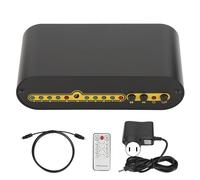Extracteur audio HDMI avec commutateur EDID intégré, adaptateur audio HDMI vers optique avec sorties RCA pour son surround et sortie audio casque
