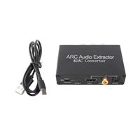 Extracteur audio HDMI, sortie HD, extracteur de son ARC, convertisseur audio SPDIF optique 192 kHz, port casque 3,5 mm, convertisseur de son analogique numérique pour Home Cinema