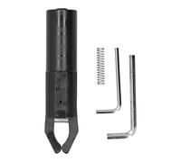 Extracteur automatique pour tour à commande numérique, outil d’extraction par traction arrière à poignée droite, extracteur à barre télescopique à ressort avec vis antidérapantes (32mm)