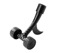 Extracteur avec roues ergonomique, outil d'extraction manuel léger et compact, outil de désherbage pour un retrait facile et efficace, extracteur de précision pour jardinage d'été Rnj503 (noir, 21 x