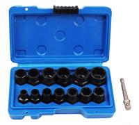 Extracteur Cassées Acier Chrome M3-M18 Spiral Extracteur Cassées | Spirales inversées, pour prise ferme, retire cassées dommage, acier chrome allié, usage pro(A)