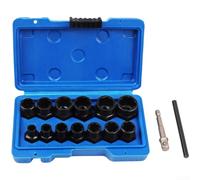 Extracteur Cassées Acier Chrome M3-M18 Spiral Extracteur Cassées | Spirales inversées, pour prise ferme, retire cassées dommage, acier chrome allié, usage pro(C)