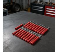 Extracteur Connecteur Auto 21Pièces Ergonomique Extracteur Connecteur(Red) | Acier inoxydable pour robuste, 21 outils variés, crochets pour précis, poignées antidérapantes, garage atelier