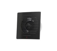 Extracteur d’air simple flux carré CLASSIC 100 mm anthracite | 500.010.100 | HOROZ