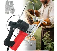 Extracteur d'abeille électrique industriel - Machine à secouer électrique à cadre de ruche, shaker réglable à 6 vitesses avec interrupteur de serrage de sécurité pour une collecte sans effort du miel