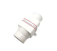 Extracteur d'air, 12V/24V DC Électrique 3 Pouces Droit 130CFM Ventilateur D'échappement Muet Yacht RV Cuisine Cabine Ventilateur D'échappement