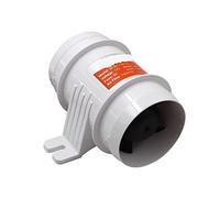 Extracteur d'air, 12V24V DC Ventilateur RV Yacht 3 Pouces Ventilateur Ventilateur D'extraction Batterie Ventilation Ventilateur D'échappement 145CFM(12V,3 inches)