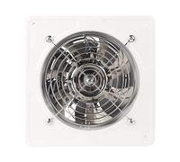 Extracteur d'air 220V, 40W 6 Pouces Ventilateur d'extraction d'air mural, 50~60dB Air d'aspiration 1100m³/H Silencieux Extracteur salle de bain, pour la cuisine, la ventilation du garage (Blanc)