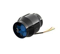 Extracteur d'air, DC 12V24V Tension Pipeline Ventilateur D'échappement RV Voiture Modification Yacht Spécial Ventilateur De Ventilation Solaire(4 inch 24V)