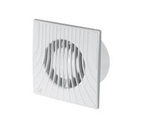 Awenta Extracteur d'air 100 mm pour salle de bain WA100W avec interrupteur à tirette Blanc