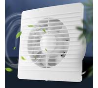 Extracteur d'air pour Salle de Bain, Ventilateur d'extraction avec clapet Anti-Retour, Puissant extracteur de fenêtre pour déshumidification, Silencieux pour Cuisine, Plafond, fenê