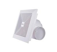 Extracteur d'air puissant ventilateur d'échappement silencieux, ventilateur de plafond en plaques de plâtre, ventilateur de plafond avec aspiration pour cuisine, salle de bain, magasin Ventilateur de