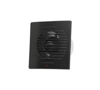 Extracteur d'air simple flux carré CLASSIC 100 mm anthracite 500.010.100 HOROZ