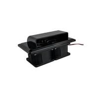 extracteur d'air Ventilateur De Toit pour Camping-Car, 12V, Échappement Manuel, Manivelle, Inhalation De Fumées D'huile, Hotte Aspirante À Montage Latéral lanterneau Camping Car(Black)