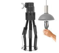 Extracteur d'ampoule cassée - Tête universelle de changement d'ampoule | Pince en fer PP pour plafonds hauts | Outil de remplacement sûr pour ampoules LED standard de petite et moyenne taille | Facile